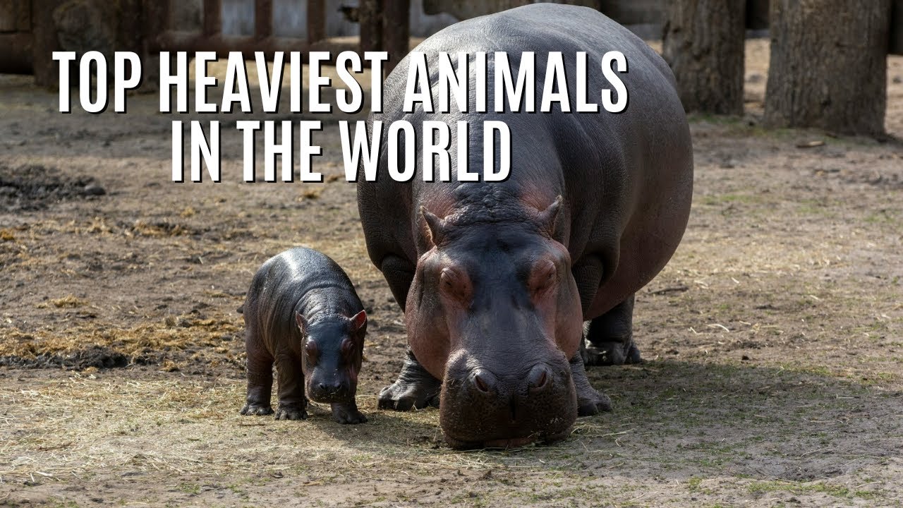 Top 10 Heaviest Animals in the World - YouTube