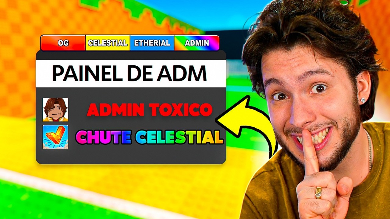 O DONO ME DEU ADMINISTRADOR no CHUTE UMA LUCK BLOCK!
