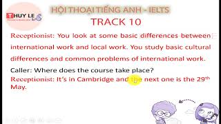 Track 10 | Hội thoại ielts | Bridge to IELTS Workbook