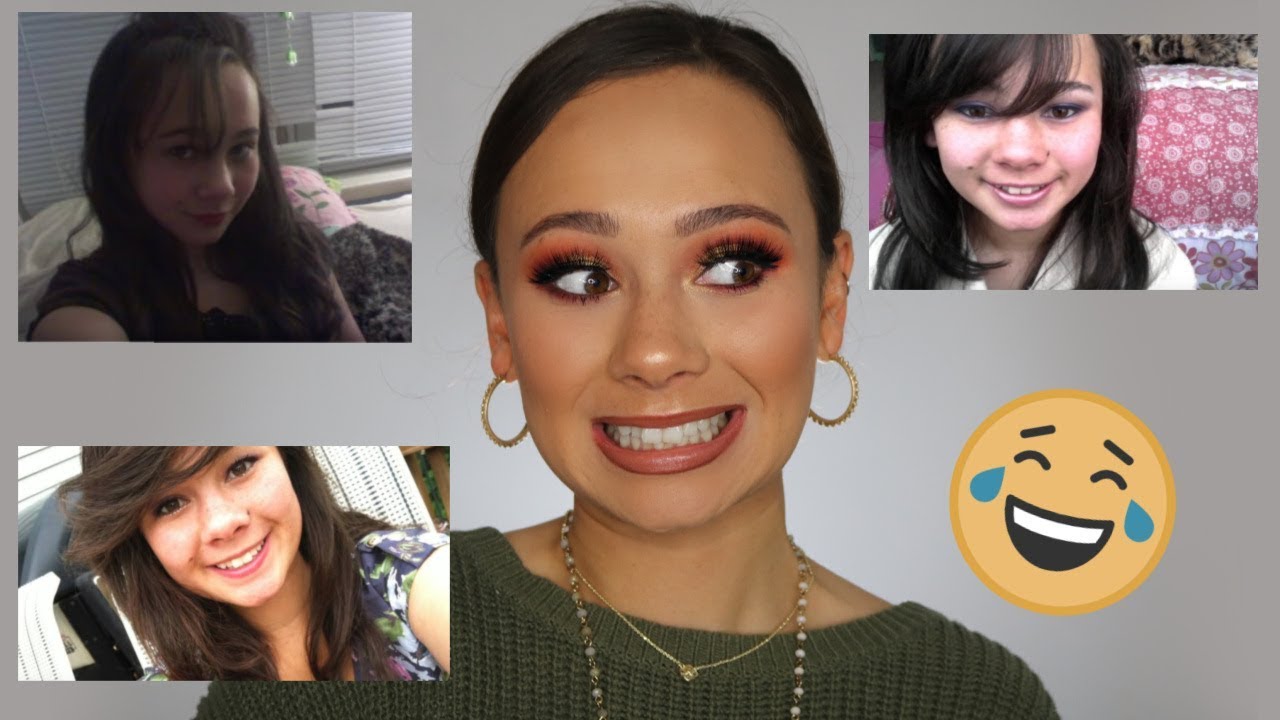 GLOW UP IN BEAUTY TAG  *Telling My Makeup Horror Stories*