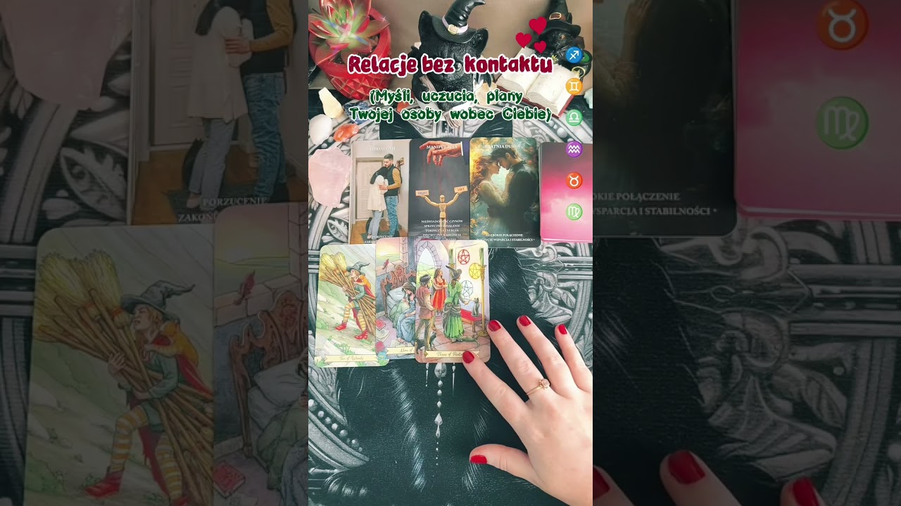 Relacje bez kontaktu ❤️💔🔮 #tarot #wrozka #czytanie #tarotreading #tarotcards 