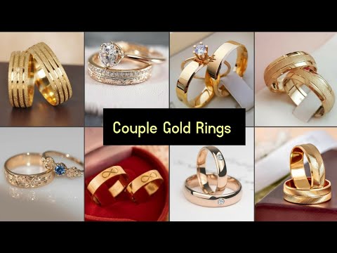 Couple Gold Rings Designs || Engagement rings designs 2025