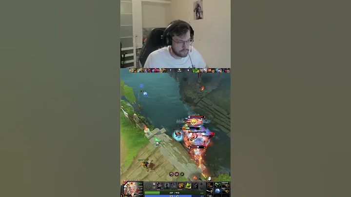 Mid gank goes wrong against monkey #dota2 #shorts #qojqva