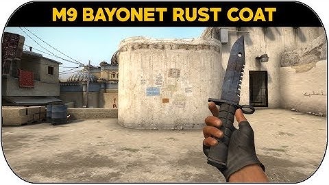 CS:GO-M9 Bayonet Rust Coat BS - Knife Showcase