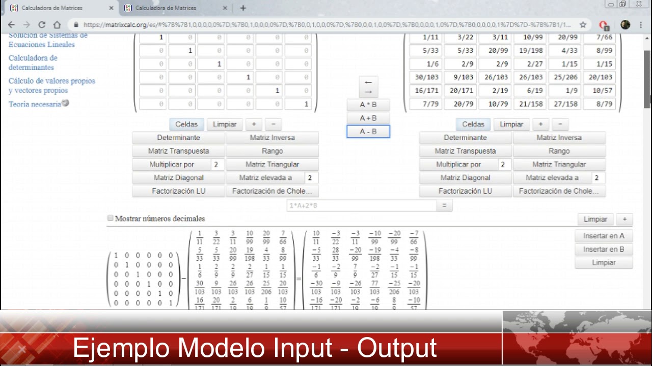 Modelo Input - Output - YouTube