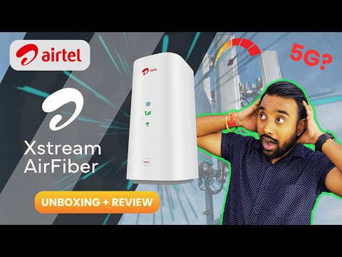 Airtel Air Fiber 5G Device Unboxing & Review | India's First Wireless 5G Router | SKILL MUMBAI
