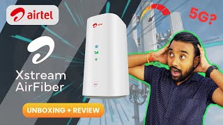 Airtel Air Fiber 5G Device Unboxing & Review | India