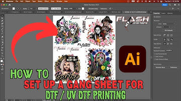 Set up Gang Sheets in Adobe Illustrator for DTF and UV DTF Printing | Step-by-Step Tutorial 2023