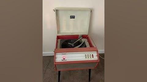 Dansette Monarch record player on Legs