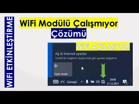 WiFi Adaptör Çalışmıyor | Laptop Wireless Özelliği Bozuldu Kayboldu