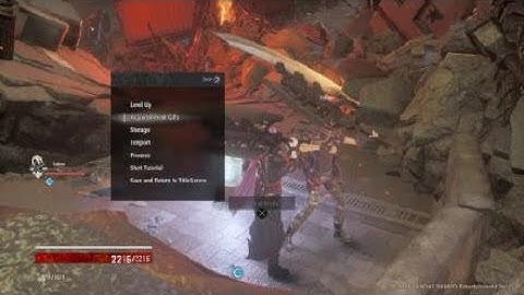 CODE VEIN City of Falling Flame walk to second Mistle