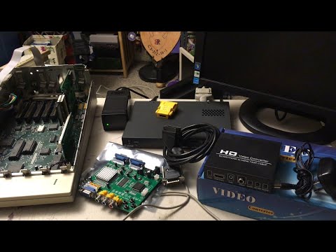 Ron's Computer Videos #102 - Apple IIgs Video Options (Extron HDMI-RGB 300A, SCART, Arcade Scaler)