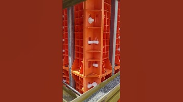 Plastic Column Formwork #plasticformwork #columnshuttering