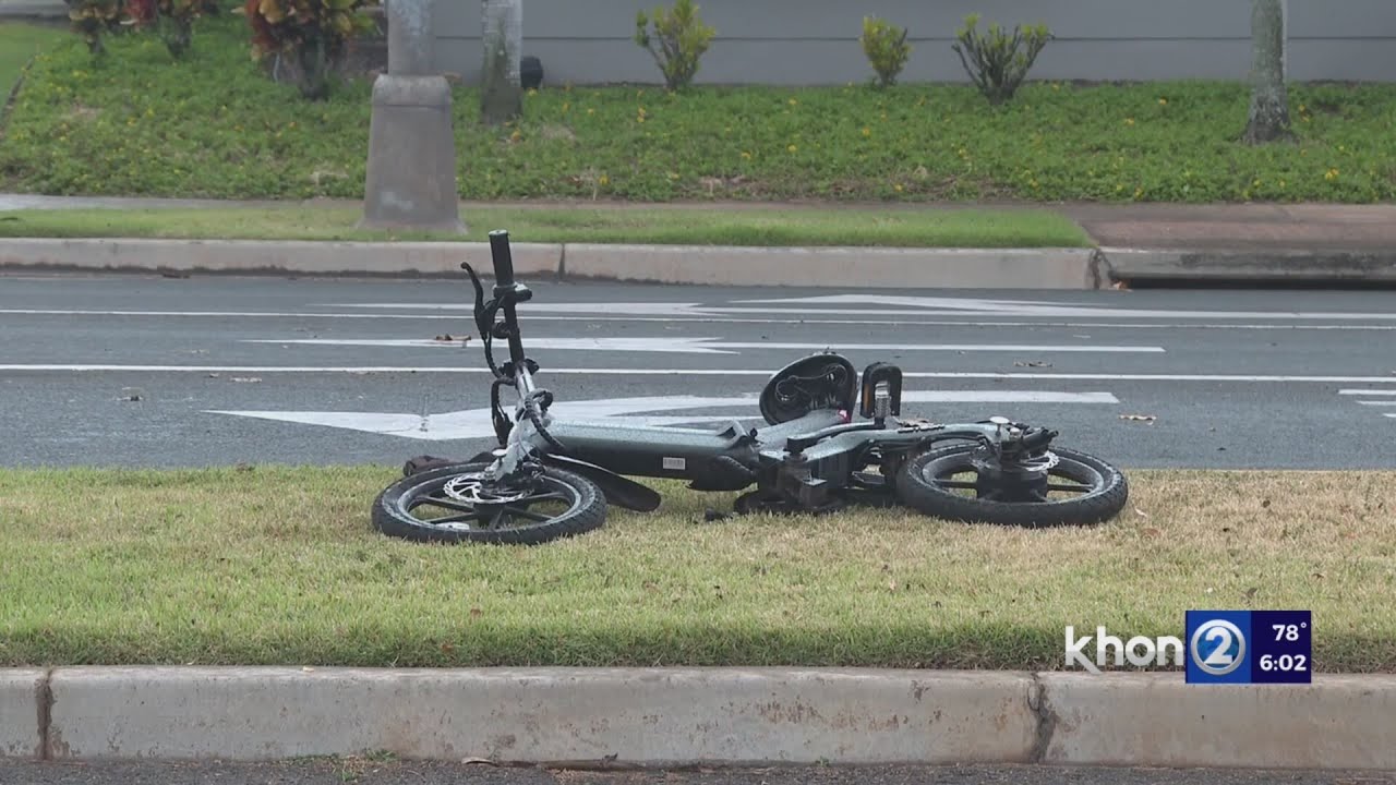 12-year-old on e-bike in critical condition following crash in Ewa ...