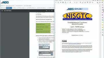Getting Started CompTIA Net+Lab 3: TCP/IP Utilities