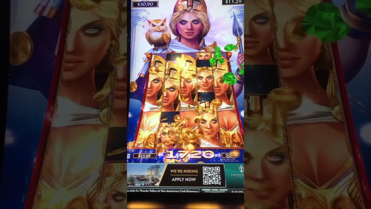 gambling at thunder valley casino unleashed athena slot machine big win