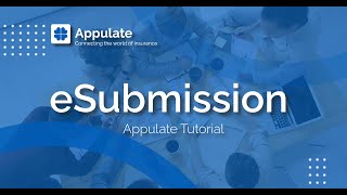 Submission Workflow  eSubmission