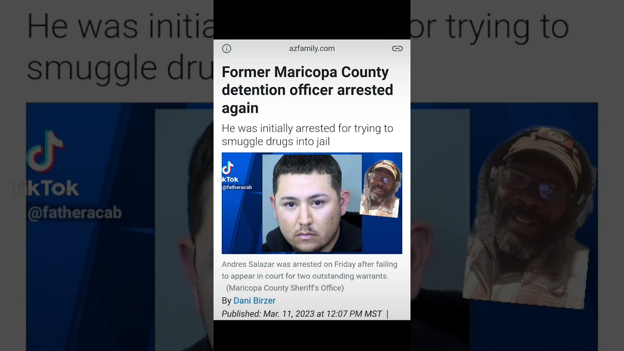 ⁣Ex-Corrections Officer arrested again. He was the jail plug. #maricopa #arizona