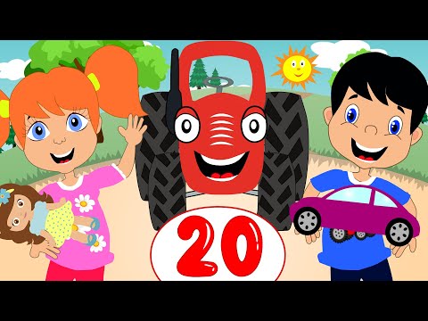 СБОРНИК. Тыр тыр трактор. Вирусы - Паровозик - Животные на ферме - Цветочки - Светофор - Алфавит