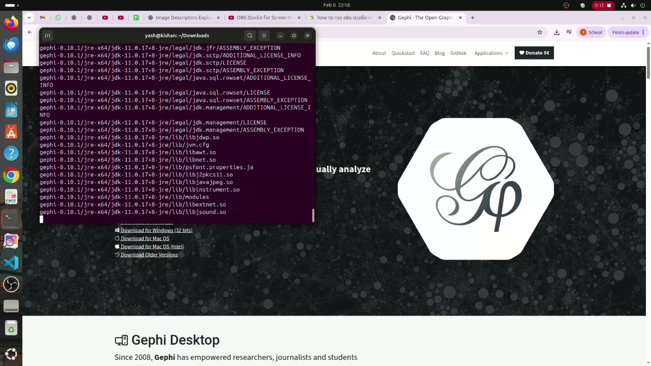 Gephi Tool Representation 