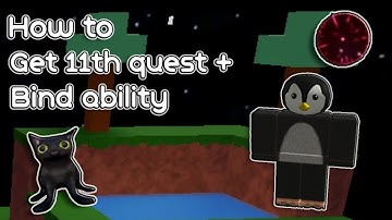 How to get 11th quest badge + Bind: Ability wars roblox 🔴