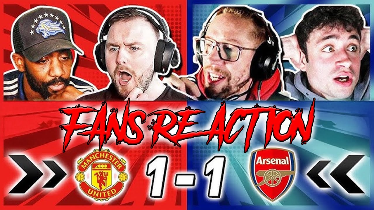 MAN UTD & ARSENAL HATERS IN TEARS 😭 1-1 DRAW DRAMA! | PREMIER LEAGUE FAN REACTIONS