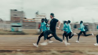Filming a running doc in Kenya