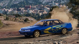 BeamNG Drive - Rally Stage AI Pacenotes - The Mediterranean Special Stage 02 - Subaru Legacy