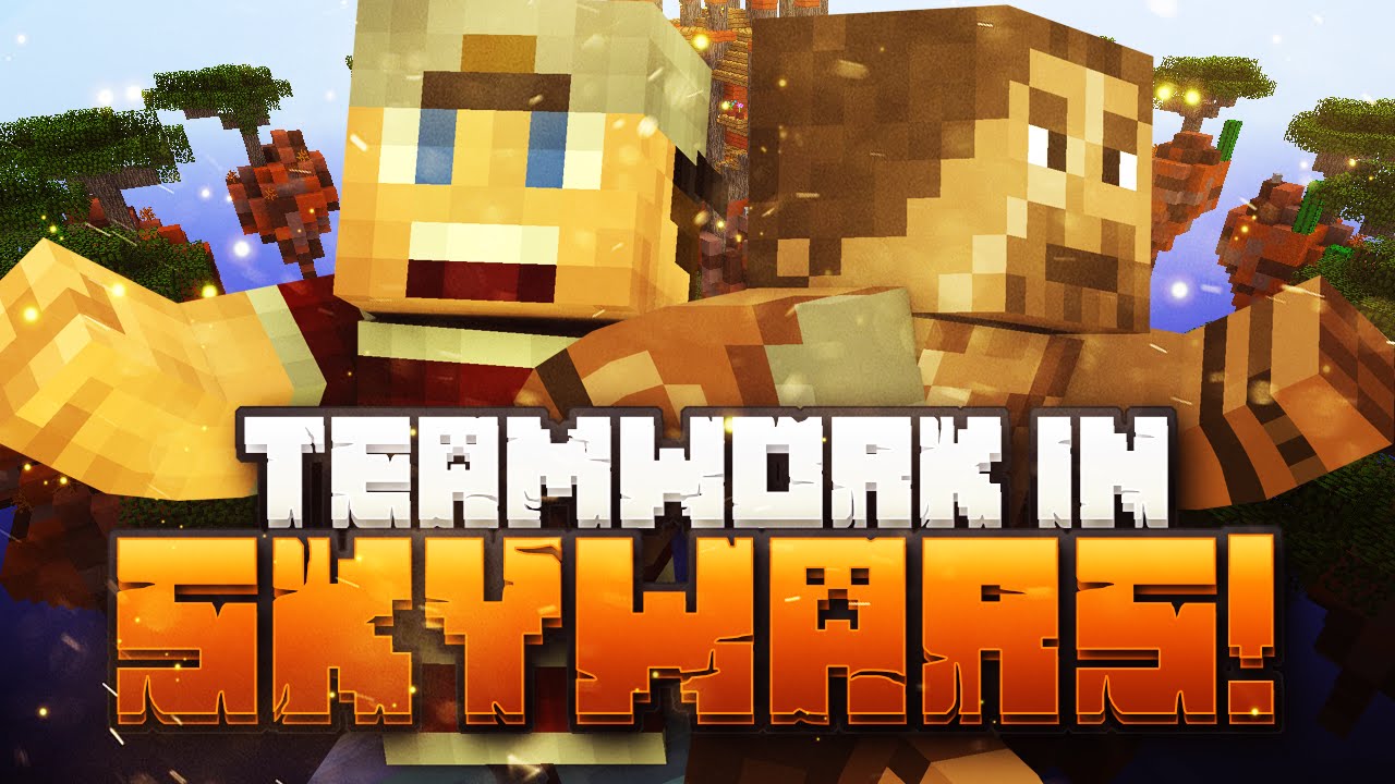 dusdavidgames discord TEAMWORK IN SKYWARS!