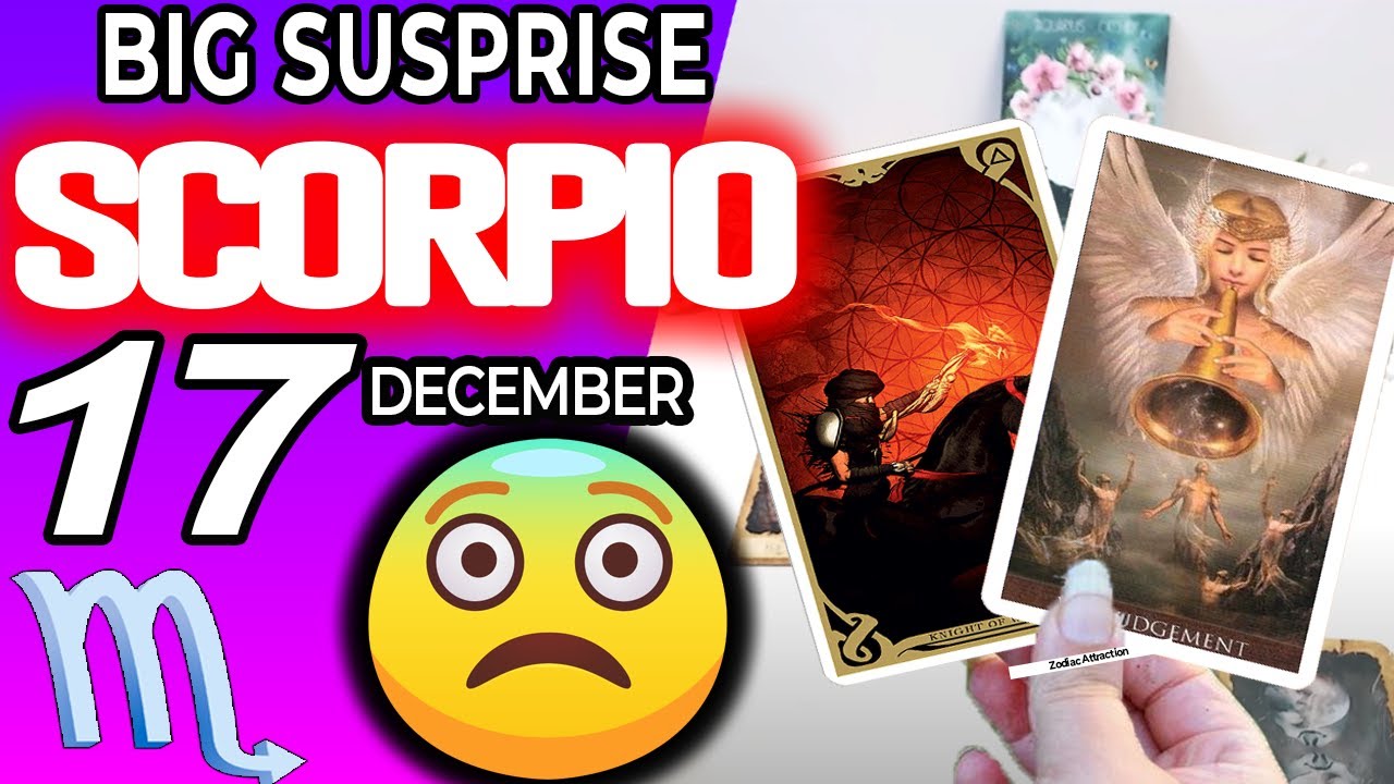 Scorpio ♏️ 😨 BIG SUSPRISE 😨 Horoscope for Today DECEMBER 17 2022♏️Scorpio tarot december 17 2022