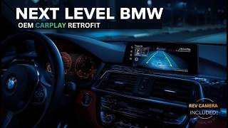 BMW 4 Series 2016 | OEM Apple CarPlay Retrofit + Reverse Camera on Factory EVO ID5 Screen