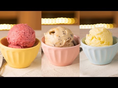 3 Fruit Ice Creams