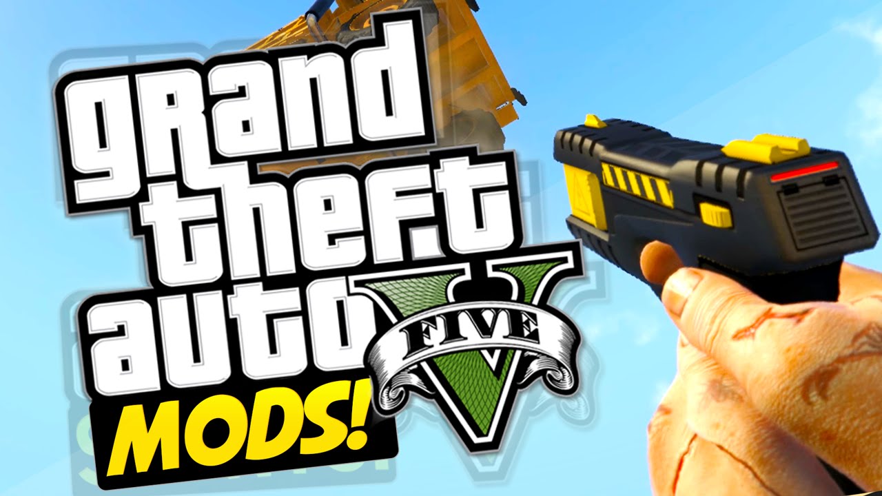 Gravity Gun!! GTA 5 Mod Showcase Ep 6