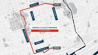 Santa Claus is coming to town but taking a different route