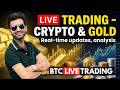 🔴BTC Live Trading | XAUUSD Gold Scalping |Gold live Trading + Crypto Live Strategy #hitutradex