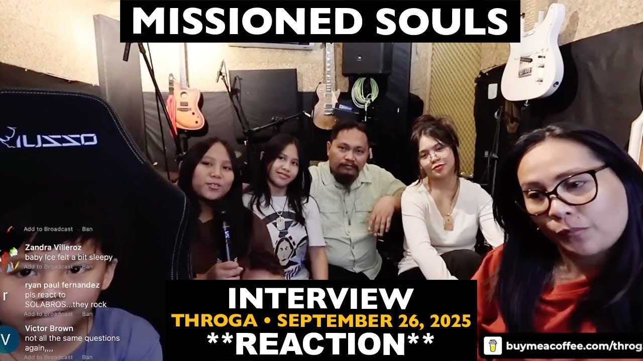 Reaction: Missioned Souls Interview by Throga Vocal Gym (2025)