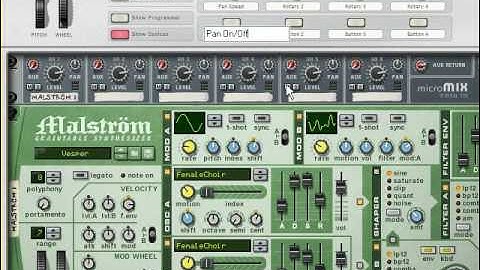 Propellerhead Reason 4 Tutorial automate Pan with speed variation