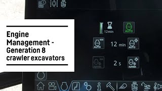 Engine management on generation 8 crawler excavators | Liebherr screenshot 3