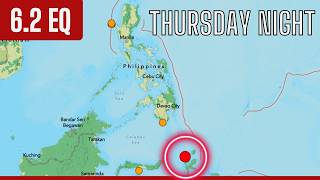 6.2 Earthquake Indonesia Region.. South End Of Philippine Trench.. Thursday Night Update.