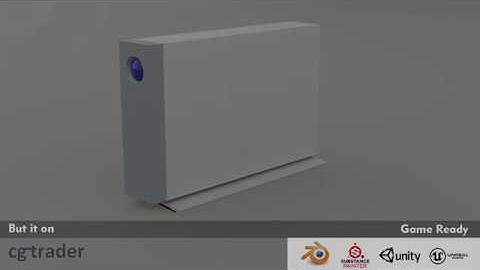3D model of Hard Disk