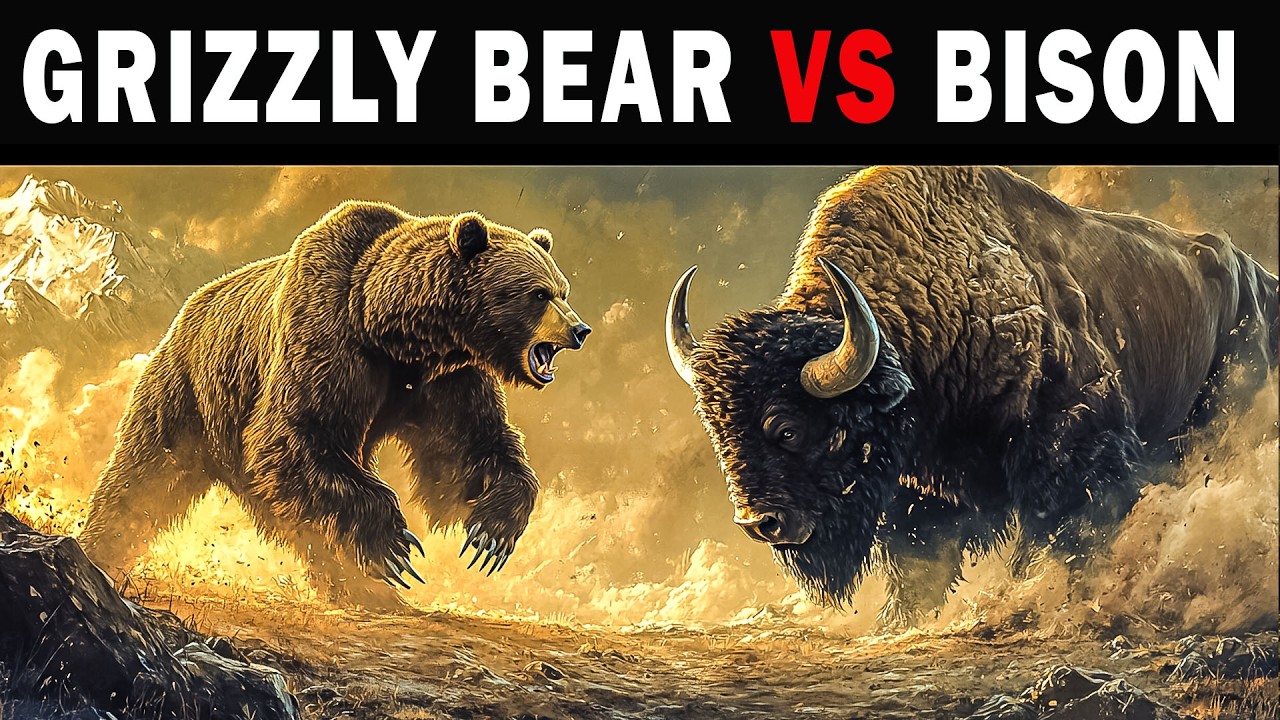 Grizzly Bear vs Bison: Who Wins the Ultimate Wild Showdown? - YouTube