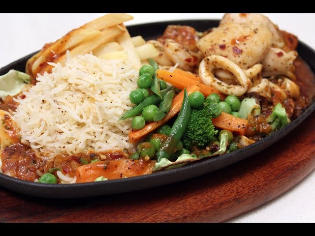 Mix Seafood Sizzler