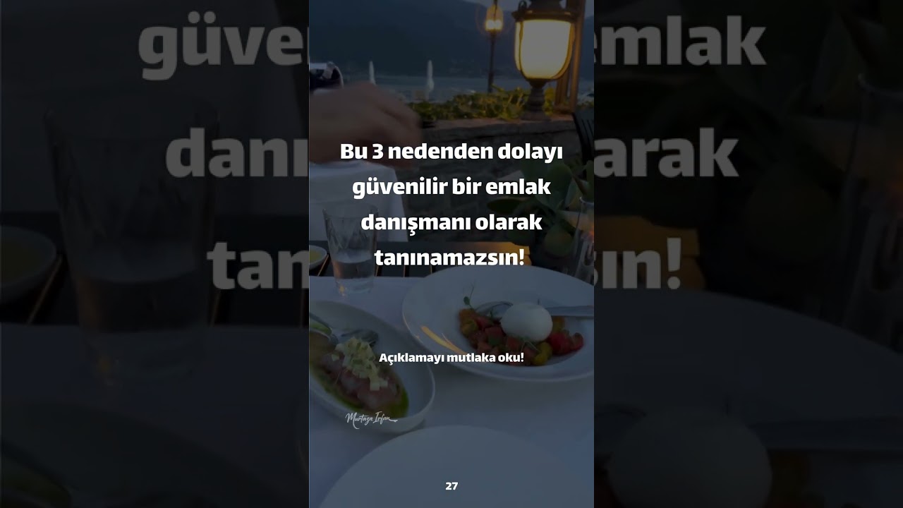 Güvenilir Bir Emlak Danışmanı Olamamanın 3 Nedeni! | Satışta Profesyonel Görünmenin Altın Kuralları