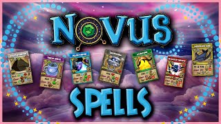 ALL *NEW* NOVUS SPELLS! | Wizard101 Spell Showcase