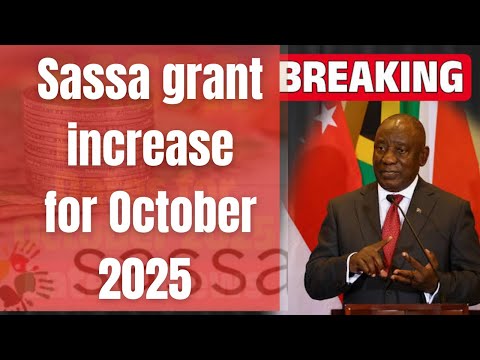 Sassa Grant Increase For October 2025 Minister Announces New Amounts