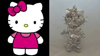 Hello Kitty - Aluminum Foil Sculpture Net Worth