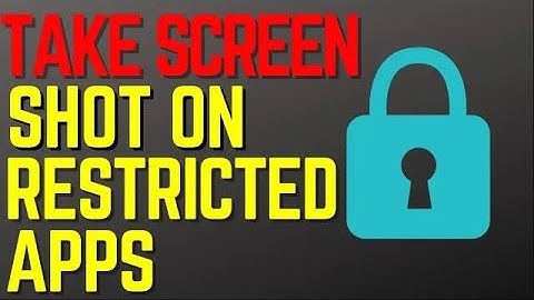 How to Take Screenshot on Restricted Apps (2023) | New Trick