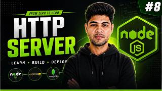 Create a Nodejs Server Using HTTP Module | Complete Step-by-Step Tutorial