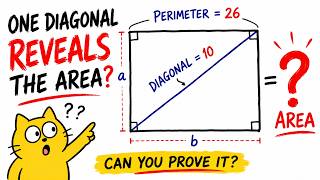Can You Find a Rectangle’s Area Without Knowing Its Sides 🤯