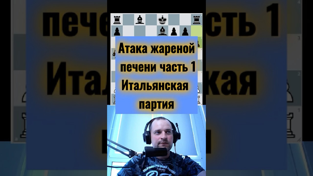 Атака жареной печени #chess #lichess #puzzle #гамбит #стрим #дебют #игры #шахматы #blitz #rawersson